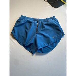 Nike Tempo Running Shorts Womens Size S Blue Dri-Fit Athletic Workout 3"